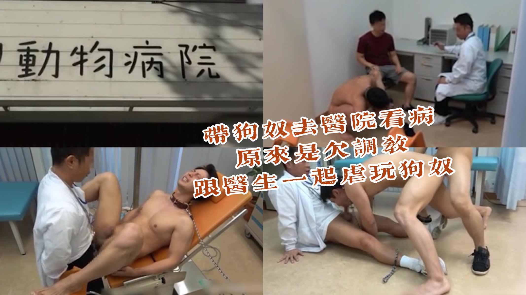 带狗奴去医院看病 原来是欠调教 跟医生一起不饿玩狗奴