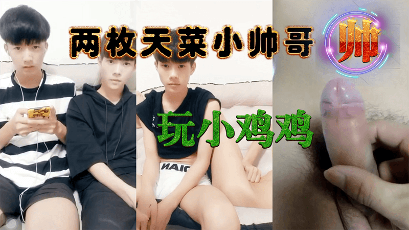 两枚天菜鲜肉小帅哥互相玩小鸡鸡撸射