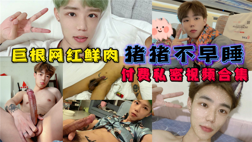 巨根网红鲜肉猪猪不早睡付费私密视频合集