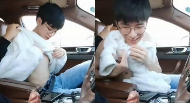滴滴司机直播勾引小奶狗乘客并成功车震