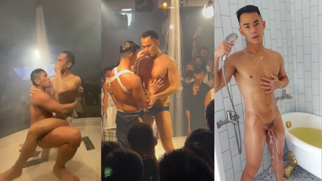 台湾夜店gay吧 驻场肌肉男演员阿伦