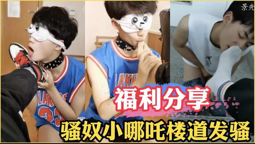 福利分享 骚奴小哪吒楼道发骚调教虐待