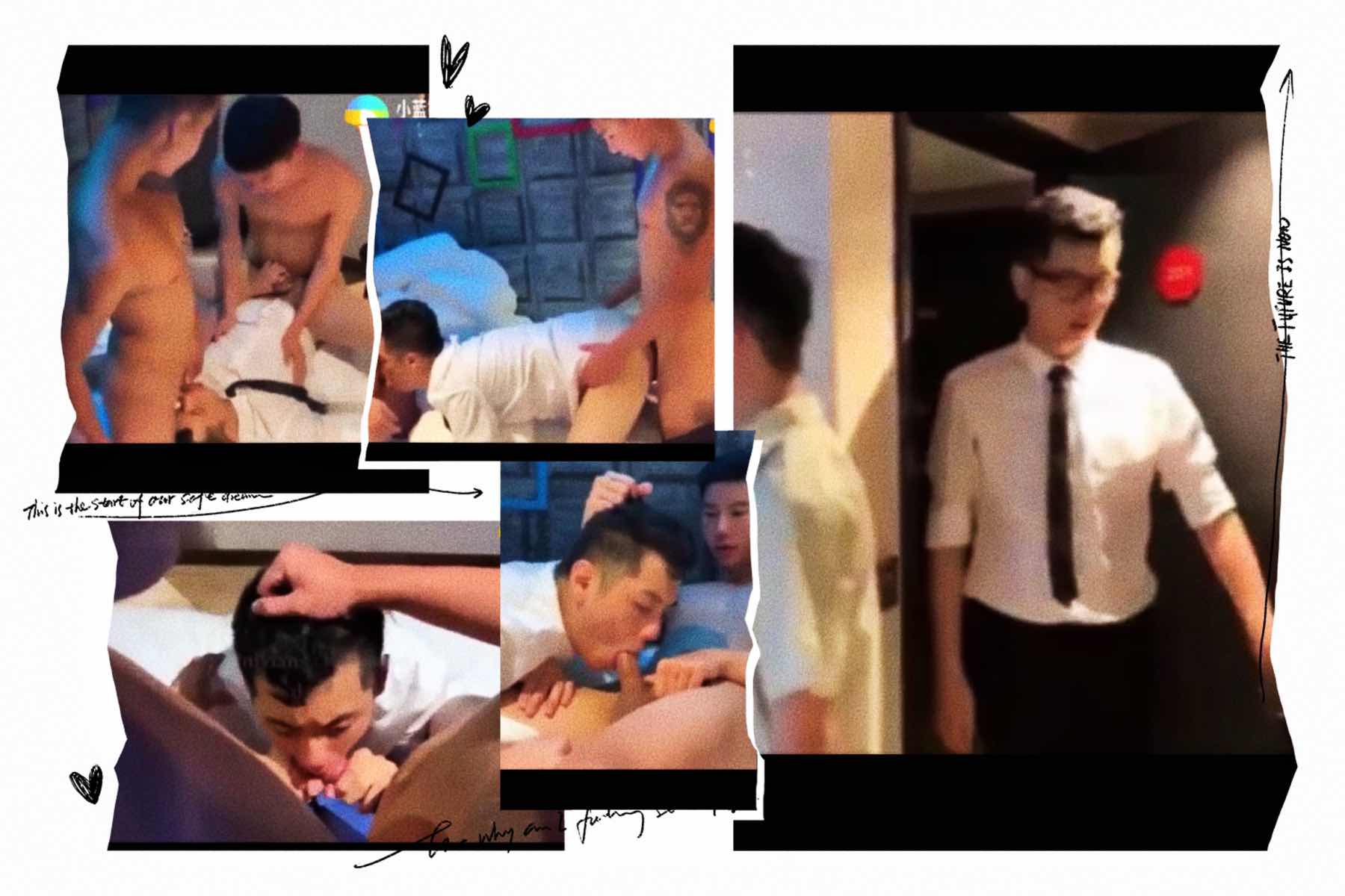 剧情 超帅男模服务员酒店查房 被两个客人无套玩弄 颜值超高肉棒好大 在骚逼里不断进进出出抽插 爽翻天