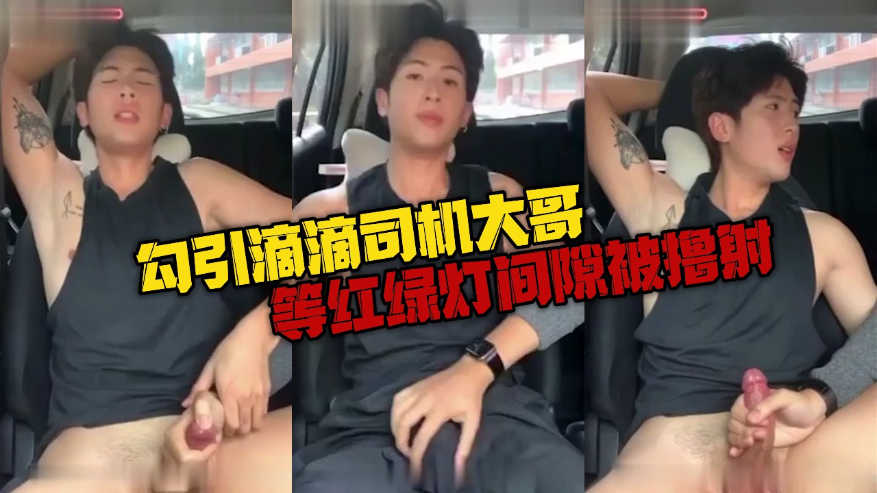 勾引滴滴司机大哥，等红绿灯间隙被撸射