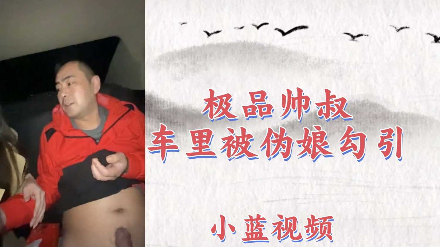 粉丝福利261 极品直男帅叔车里被伪娘勾引