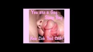 hypno faggot cum, cock lover with captions, voice overs: Swallow, Sissy & Mistress Porn - 经典欧美