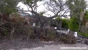 POV Silvia Dellai fucked by BF outside by SummerSinners: Blowjob, Cowgirl & Babe Porn - 经典欧美