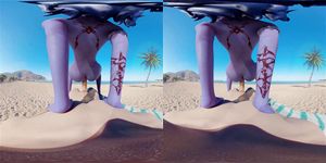 Widowmaker beach fuck VR: Virtual Reality, Overwatch & Virtual Sex Pov Porn - 经典欧美