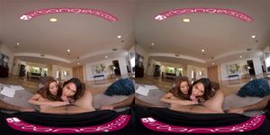 VR BANGERS Threesome Fuck Experience With Your Wife And Secretary VR Porn: Porn - 经典欧美