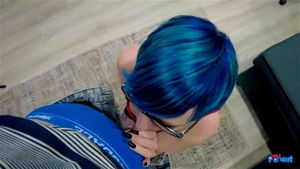 Cleo Summers - Blue Bombshell by Nerd Pervert: Blowjob, Hardcore & Hd Porn Porn - 经典欧美