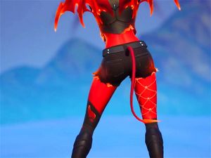 热门《堡垒之夜》女性皮肤随着 Booty Bounce 跳舞（作者：Tujamo）