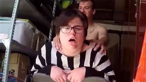Chubby BBW retarded woman fucked outdoor: Doggy, Cowgirl & Fatty Porn - 经典欧美