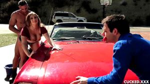 Skylar Snow Is A Big Tit Nympho Who Cucks Her Husband With The Car Polisher: Porn - 经典欧美