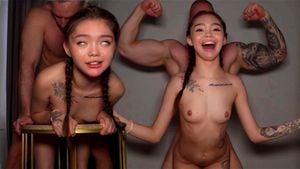 THE FORBIDDEN WANK - Teen Fucked By Meat Mountain by NoLube: Doggy, Cowgirl & Missonary Porn - 经典欧美