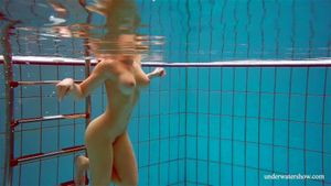 Hanging big fit boobs of Deniska are tasty looking by Underwater Show: Big Tits, Babe & Brunette Porn - 经典欧美