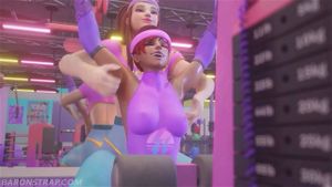 Brigittes gym: Stripchat, Facesitting & Lesbian Seduction Porn - 经典欧美