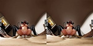 VR魅魔：沉浸在充满诱惑的虚拟现实体验中，探索性感与支配的幻想世界。