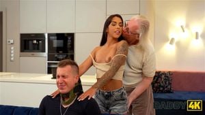 DADDY4K. Daddy went crazy about my ass and pussy ft. Black Angel: Blowjob, Cowgirl & Spooning Porn - 经典欧美