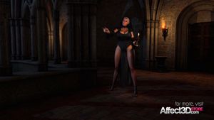 Stella、Gwen与Sophia的3D扶她动画，出自3DXNIXAH