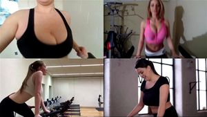 PMV exercising treadmills work: Flexible, Big Breasts & Bouncing Tits Porn - 经典欧美