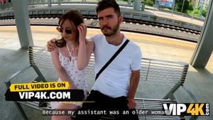 VIP4K. Sexy gastarbeiter sucking for money ft. Kate Quinn & Stanley Johnson: Blowjob, Doggy & Licking Porn - 经典欧美