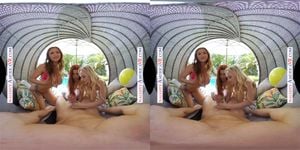 Naughty America - Co-ed babes April Snow, Lilly Bell, and Skylar Snow, enjoy their Summer Vacation r: Porn - 经典欧美