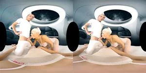 Blanche Bradburry - Space Orgasm Reloaded VR ft. Vanessa Decker: Blowjob, Doggy & Babe Porn - 经典欧美