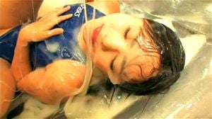 NMS-040 白濁愛玩 競泳水着少女 加護範子/Noriko Kago Cloudy Pet Girl Swimsuit: Blowjob, Cowgirl & Missonary Porn - 经典欧美