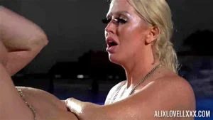 PORNSTAR PLATINUM Alura Jenson And Alix Lovell Pool Oral Sex by PornstarPlatinum: Porn - 经典欧美
