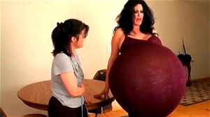 Big Belly, Burgundy Dress ft. Bambi Blaze: Eporner, Expansion & Belly Expansion Porn - 经典欧美
