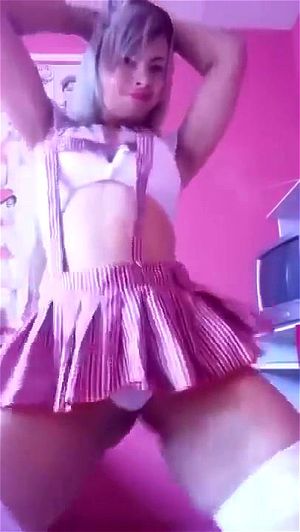 schoolgirl dance: Fansly, Blonde Babe & Skirt Porn - 经典欧美