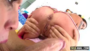 TRUE ANAL Cadence Lux And Kacie Castle Share Mike's Big Dick: Blowjob, Doggy & Blonde Porn - 经典欧美