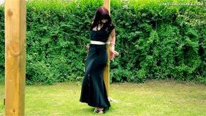 Goth girl tied to pole ft. Syrah: Eporner, Outdoors & Bound Porn - 经典欧美
