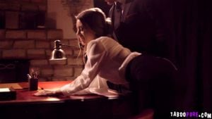Submissive secretary rough sex with horny boss ft. Jill Kassidy: Brunette, Petite & Facial Porn - 经典欧美