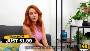 Hunt4K. 为了游戏，他卖掉了女友的丰满天然巨乳