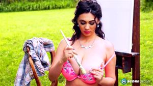 Alexya: Pretty As a Painting by Big Boob Bundle: Big Tits, Brunette & Hd Porn Porn - 经典欧美