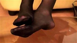 Sexy Brunette Black Pantyhose Feet And Soles: Pornhub & Nylons Porn - 经典欧美