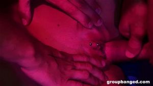 Gangbang red room by GroupBanged: Blowjob, Missonary & Babe Porn - 经典欧美