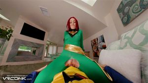 VR Conk: Sexy Redhead Phoenix In Heels Rides Big Dick In X-men 97 Cospaly Parody pt.1: Porn - 经典欧美
