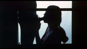 安妮特·海文 (Annette Haven) 向一名拥有大鸡巴的黑人炫耀，这名男子不断自慰，看着她口交，让她的阴户被一个男人的鸡巴操