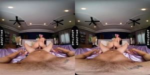 UP CLOSE VR - Cuckold Man Wants To Watch You Fuck His Girlfriend Kimmy Kimm On Livestream - POV: Porn - 经典欧美
