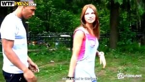 Megan Vale And Erick Lewis - Forest: Blowjob, Doggy & Cowgirl Porn - 经典欧美