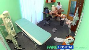 FakeHospital Triple cumshot from doctor when his mistress visits his office: Porn - 经典欧美