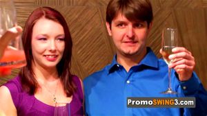 Swingers join each other in the living room for steamy pre party foreplay: Porn