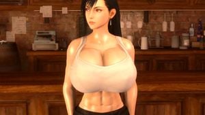 Tifa's Dark Side: Blowjob, Cowgirl & Interracial Porn - 经典欧美