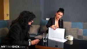 A small-dick blowjob for his job interview is the best option he has by MyTinyDick: Porn - 经典欧美