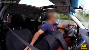 HUNT4K. Chick with perfect ass and boobs gets paid for sex in car: Blowjob, Handjob & Teen Porn - 经典欧美