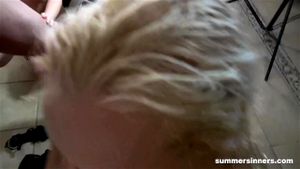 Banging in the pool room by SummerSinners: Blowjob, Big Tits & Babe Porn - 经典欧美