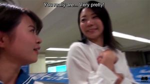 Japanese female employee tasked with breaking in a new lesbian by ZENRA: Porn - 经典欧美