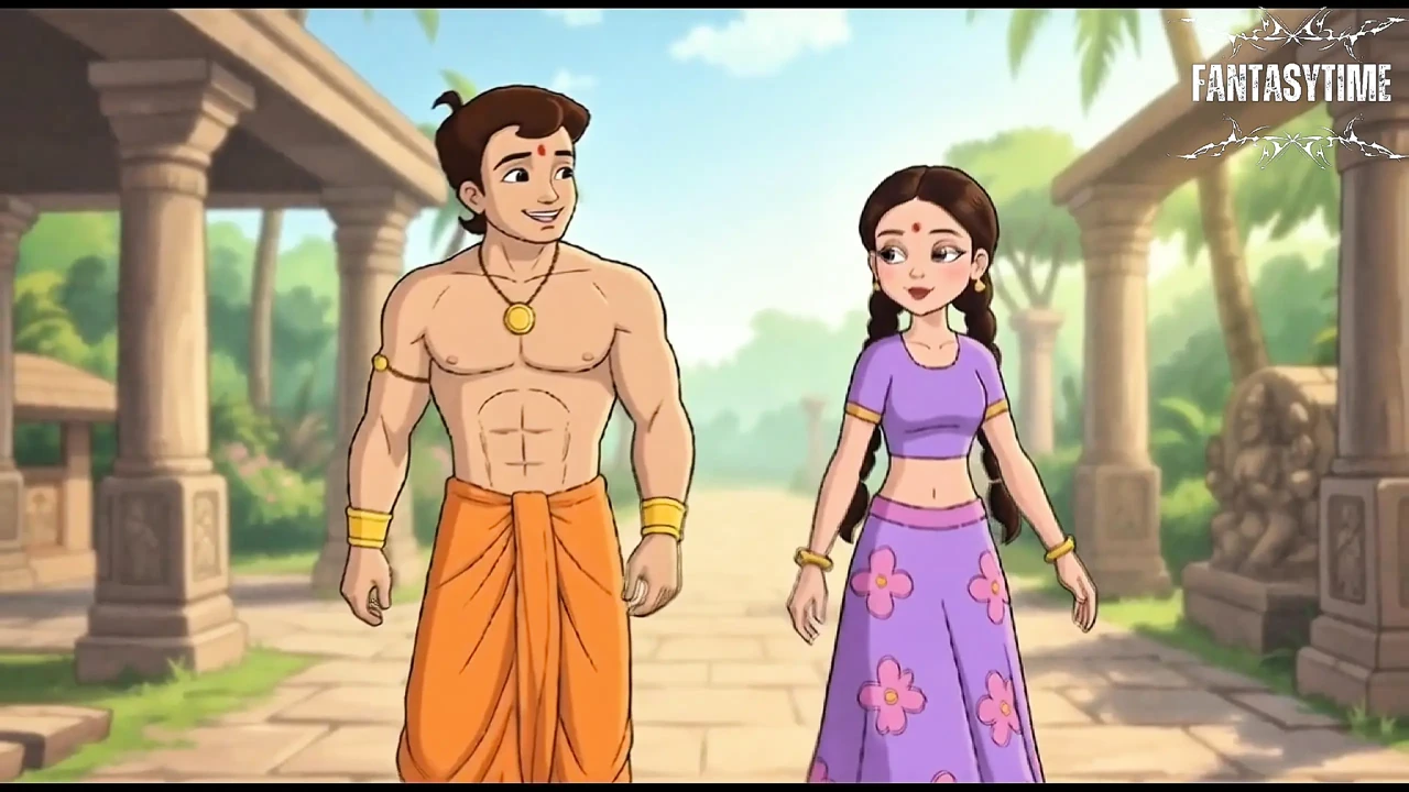 Bheem在丛林里干了Chutki